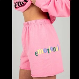 Mayfair Emotional Adventure Pink Sweatshorts